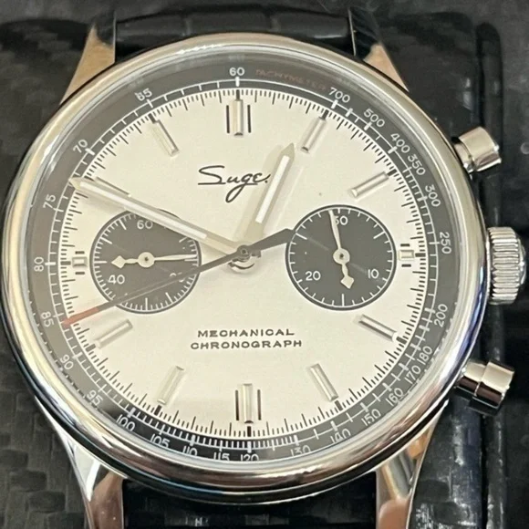 Sugess Panda V3 DIAL Chronograph Designer Luxury Watch - Picture 1 of 8